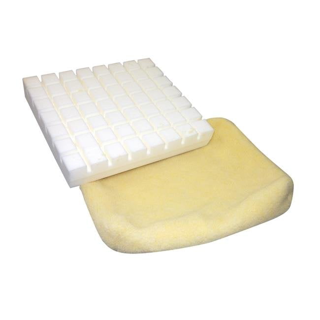 Skil-Care 753182 3 x 18 in. Pressure Check Foam Cushion with Sheepskin Cover