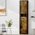 thumbnail image 7 of Tall Bathroom Cabinet with 2 Barn Doors and Adjustable Shelves for Small Spaces, 7 of 7
