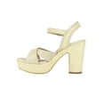 thumbnail image 3 of Sandalia de vestir Tacones Mujer Sintetico Nude Beige Leon 494062, 3 of 4