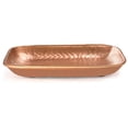 thumbnail image 6 of Red Co. 9” x 9” Decorative Square Hammered Metal Centerpiece Serving Tray, Copper, 6 of 6