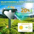 thumbnail image 3 of 2 Pack Pro Solar Ultrasonic Animal Repellent,Outdoor Deer Repeller Devices with Motion Sensor Strobe Light for Squirrel Raccoon Rabbit Stray Cat,Farm Yard, 3 of 10
