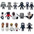thumbnail image 4 of Skibidi Toilet Stuffed Plush Doll Toys Collectible Gifts for Kids Fans Adults Birthday Anime Game Figure Titan TV Man Cameraman, 4 of 5