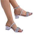 thumbnail image 6 of Willtoo High-Heeled Slippers, Women's Open-Toe Sandals, Summer Casual Shoes, 6 of 6
