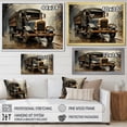 thumbnail image 4 of Designart "Vintage 1930S Brown Delivery II" Truck Canvas Art Print, 4 of 7
