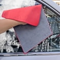 thumbnail image 4 of Car Fiber Towel, Double-Side Suede & Coral Fleece, High Absorption, Scratch-Free, Foldable, Suitable for Car Cleaning Interior Exterior Care, 4 of 6