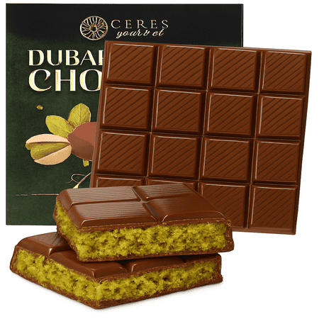 Ceres Gourmet Chocolate Bar Pistachio Knafeh Milk Chocolate - 3.5 oz