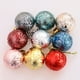 thumbnail image 2 of Billuyoard 12 Uds. De adornos de plástico fáciles de brillar para boda y Año Nuevo, bola colgante de Navidad, cantidad suficiente Kits de decoración para fiestas rojo, 2 of 6