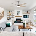 thumbnail image 5 of 52" Modern Sand Nickle Smart Ceiling Fan with Dimmable LED Light and Remote, APP Control, 5 of 19