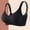 Black, variant on Womens Seamless Support Bras Comfortable Ribbed Wireless Push up Lingeriev Full Cup Everyday Sports Bralette