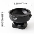 thumbnail image 4 of FEOLGEHLY Slow Feed Raised Dog Food Water Ceramic Bowl, Non Skid Cute Elevated Neck Protection Food Water Bowl for Small Dogs and Indoor Cats Household Pet Dining Bowl, 4 of 6