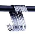 thumbnail image 2 of D-BUY Paquete de 20 ganchos en S de 3,5 pulgadas, ganchos en S resistentes, ganchos para plantas, ganchos en S para colgar, ganchos para exteriores, ganchos ligeros, ganchos para tazas, perchas grande, 2 of 5