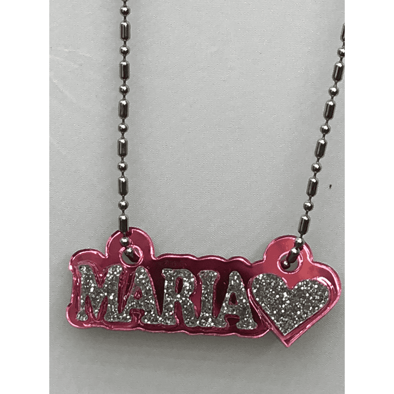 Order necklace with name discount