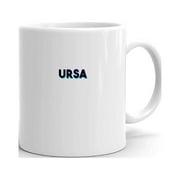 Tri Color Ursa Ceramic Dishwasher And Microwave Safe Mug By Undefined Gifts