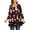 Flower47_Christmas, variant on LARACE Plus Size Women's Christmas Tunic 3/4 Sleeve Clothes Swing Babydoll Top Side Split Crewneck Blouse Flowy Shirts Flower46 2X