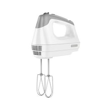 Black Decker 250-Watt Hand Mixer with 5 Dishwasher safe attachments, White, MX3000W