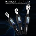 thumbnail image 3 of ES3-060AN 3/8 Inch Handheld Portable Digital Torque Wrench Large Screen with Backlight Sound LED Alarm Real-time Peaks Measurement Four Units Switching Multifunctional Practical Torque Wrench, 3 of 9