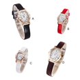 thumbnail image 5 of Sonducket Reloj de de cuero para mujer y niña, pequeña, esfera pequeña, relojes informales, reloj de Relojes Café, 5 of 5