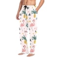thumbnail image 2 of FORMRS Mens Pajama Pants with Pockets Sleepwear Lounge Bottoms Sizes S-2XL, Flamingo Pattern, 2 of 7