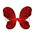 thumbnail image 1 of Butterfly Enfant Costume Butterfly pour Bal Masqué Fête Carnavals Rouge, 1 of 10