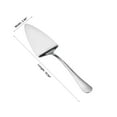 thumbnail image 2 of Holzlrgus 11.41" Pie Server, Stainless Steel Cake Servers, Cake Pizza Cutter Tart Dessert Pie Server for Party, Silver, 2 of 6