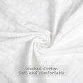 thumbnail image 6 of REGALWOVEN 3Pcs Duvet Quilt Cover Set with Pompoms for King Bed, White, 6 of 8