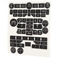 thumbnail image 3 of Window Switch Button Repair Decals,Car Interior Button Repair Car Interior Button Repair Sticker Button Repair Decal Set Unrivaled Performance, 3 of 7