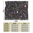 thumbnail image 3 of KLL Fleece Blanket Plush Throw Blanket I love you Mom ,Soft Fuzzy Cozy Flannel Blanket for Couch Sofa Bed.(50"x40" ), 3 of 7