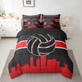 thumbnail image 2 of YST Sports-Themed 7-Piece Comforter Set Bed in a Bag, Queen Size, 2 of 4