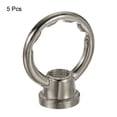 thumbnail image 3 of Uxcell M10 Female Thread Ring Shape Lamp Hanging Loop Black 5 Pack, 3 of 5