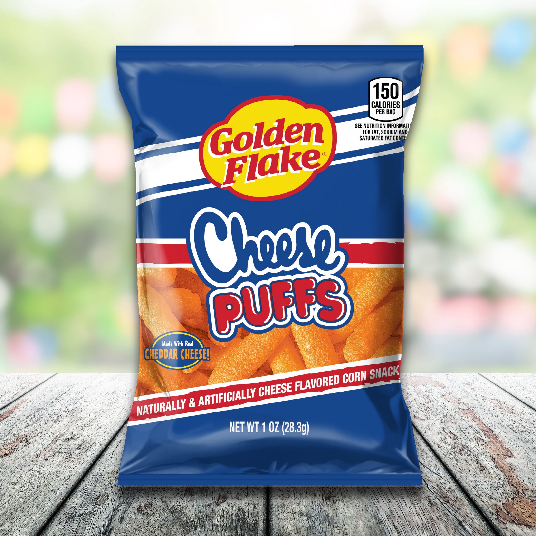 Golden Flake Cheese Puffs, 1 oz Bag