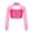 Hot Pink, variant on Doomiva Kids Girls Long Sleeve Shiny Hip Hop Jazz Latin Dance Crop Top Yoga Training Sport T-Shirt Hot Pink 16