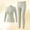 03 Green, variant on YueHuiYing Women Winter Round Neck Tight Solid Base Layer Color Keep Warm Thermal Underwear Sets