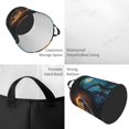 thumbnail image 3 of Laundry Basket, Squirrel Sleeping In Tree Laundry Hamper Waterproof Laundry Bag Clothes Hamper Laundry Bin with Handles for Bedroom, Living Room, Kids Room, 3 of 6