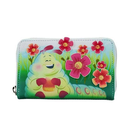 Loungefly Women's Disney Pixar A Bugs Life Earth Day Zip-Around Wallet