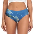 thumbnail image 1 of Fotbe Hibiscus Flowers Calm Water Calzones Estampados para Mujer – Ropa Interior de Algodón, Cómoda, Suave y Elástica-X-Small, 1 of 6
