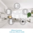 thumbnail image 4 of PIR Motion Detector Movement Sensor Accessory for WIFI + RF433 Hub Security Alarm System Tuya Powered,1x PIR Motion Detector,White, 4 of 8