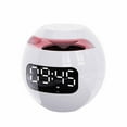 thumbnail image 3 of XGFHYJEH Alarm Clock Radio, Digital Clocks, Atomic Clocks, Alarm Clock with Usb Charge Port, Small Bedside Tabletop Clock with Large LED Display & Wireless Bluetooth Speaker, 3 of 6