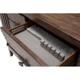 thumbnail image 4 of Michael Amini Carrollton Spruce Solids Wood Sideboard in Rustic Ranch Brown, 4 of 4