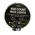 thumbnail image 1 of Kurt Adler AD1037WW 49 ft. 600-Light LED Wire Rice Lights, Warm White, 1 of 1