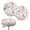 Butterfly Rose Pattern, variant on HUIACONG Easter Bunny Eggs Print Soft Stool Cushion Covers, Stretchy Polyester Round Seat Cushion Cover for Counter Vanity