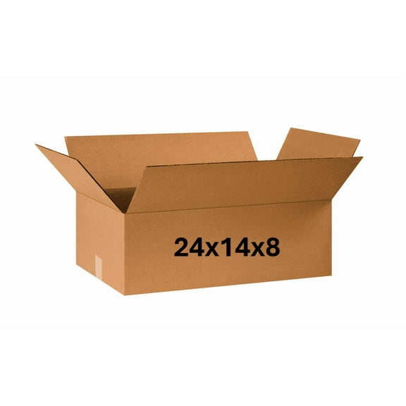 24x14x8 (200 lb strength) | SINGLE CARDBOARD BOX