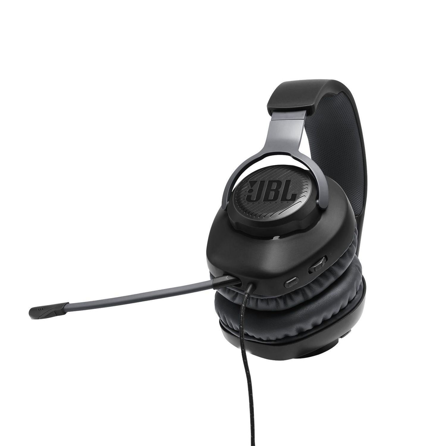 JBL Quantum 100 Wired Over-Ear Gaming Headset with a detachable mic