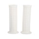thumbnail image 1 of 7/8 22mm Universal Retro Motorcycle Handle Bar Handlebar End Grips White, 1 of 3
