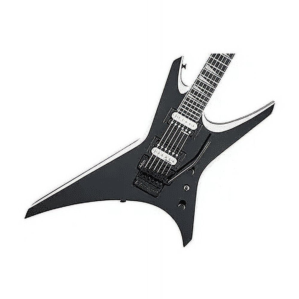 Jackson JS Series Warrior JS32, Amaranth Fingerboard, Black with White Bevels Electric Guitar