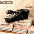 thumbnail image 4 of Mini Handheld Sewing Machine Portable Fast Stitching Tool for Clothes Curtain DIY Craft Home Travel Use, 4 of 6