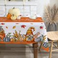 thumbnail image 2 of Fall Tablecloth 60x120 for Recatangle Tabl - Fall Decorations for Home - Orange Thanksgiving Table Cloth Pumpkins Fall Decor for Dinning, Home, Party, 2 of 6