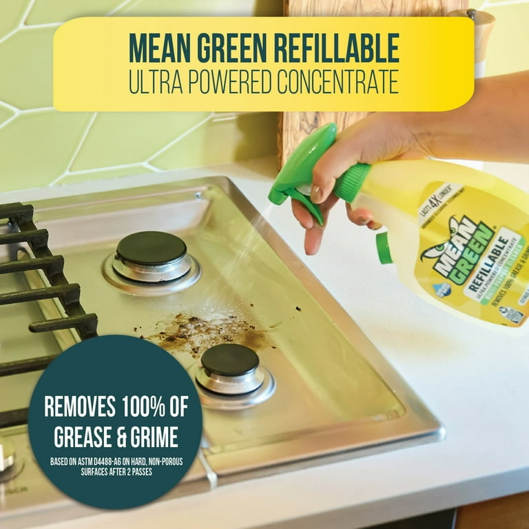 ●TRC Mean Green 394171 28 Oz. Citrus & Green Tea Refillable Multi