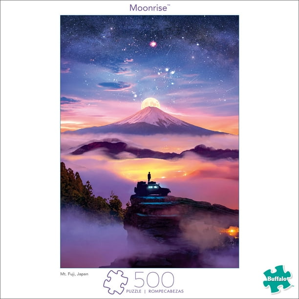 Buffalo Games Earthpix Moonrise 500 Piece Jigsaw Puzzle Walmart Com Walmart Com
