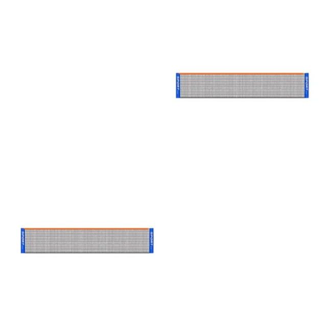 Maytalsory Polyester Professional Sport Training Standard Badminton Net Wide Application Easy To Install Robust As Shown 2Set
