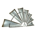 thumbnail image 6 of Zeckos Galvanized Metal Half-Windmill Wall Sculptures 34 inch Set of 2, 6 of 9